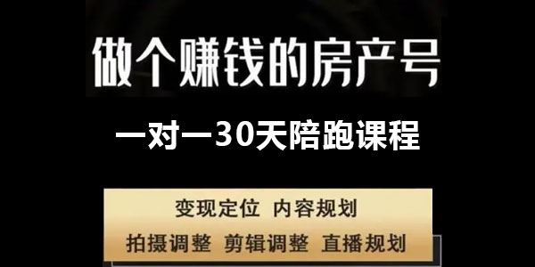 刘广标《同城房产号线上陪跑课》做具有潜力房产号 百度网盘下载