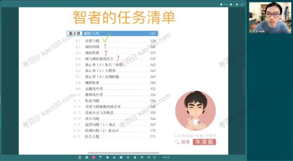 新东方在线朱昊鲲高考数学第二季2022年决胜班