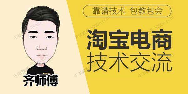 齐师傅电商 淘宝电商技术VIP课程