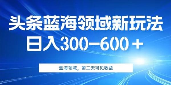 头条野路子蓝海领域AI新玩法姆级教程2.0 百度网盘下载