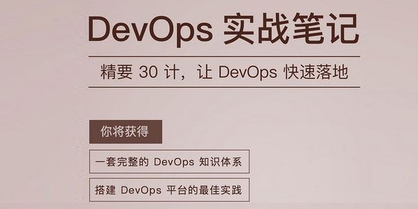 石雪峰DevOps实战笔记精要30计让DevOps快速落地[课件][音频]