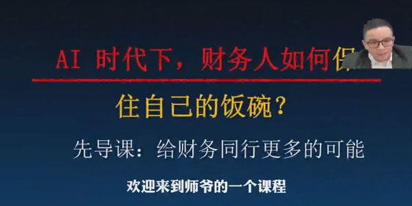 AI+财务人员进阶必修课二合一进阶必修课 百度网盘下载