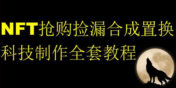 NFT抢购捡漏合成置换科技制作全套教程 百度网盘下载