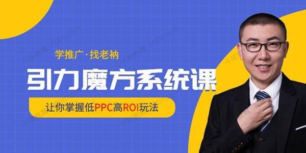 牛气学堂 老衲：引力魔方系统课掌握低PPC高ROI玩法