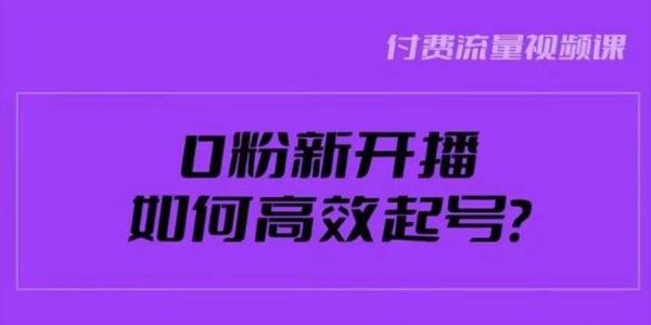 新号破流量拉精准逻辑与方法：轻松引爆直播间 百度网盘下载