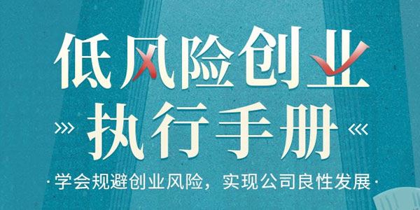 低风险创业执行手册学会规避创业风险实现公司良性发展