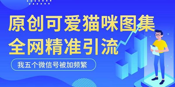 黑科技纯原创可爱猫咪图片 全网精准引流 百度网盘下载