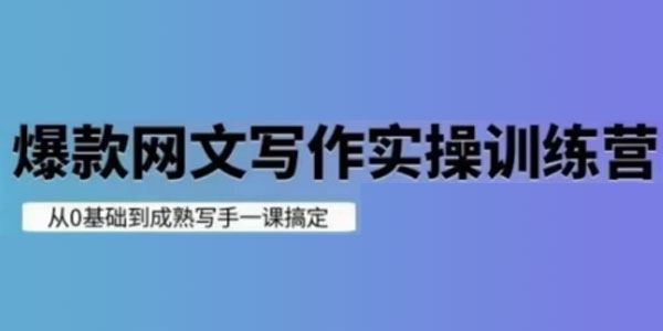 编辑老张的网文创作技巧：通关网文提高收益 百度网盘下载