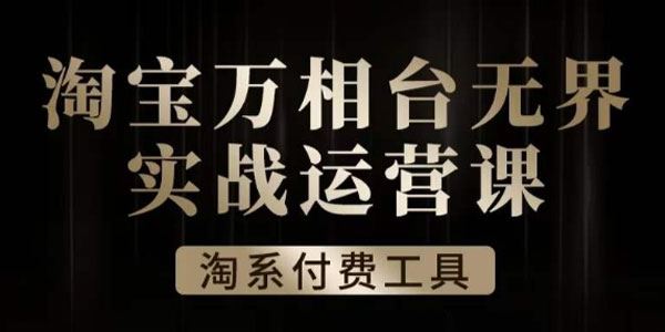 沧海 淘系万相台无界实战运营课：全案例实操解析 百度网盘下载