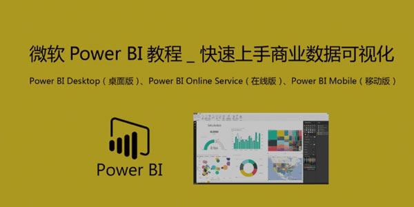 微软PowerBI教程_商业数据可视化