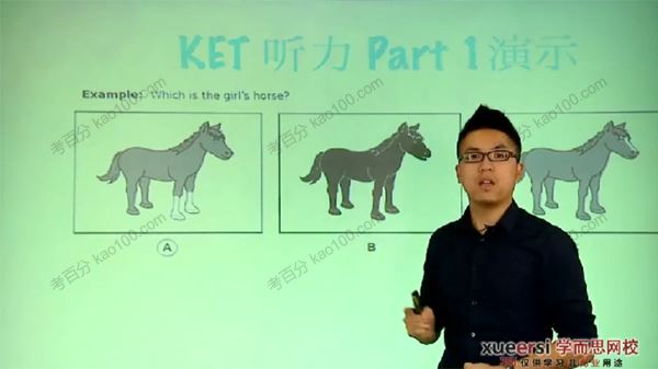 学而思褚连一剑桥KET听说读写逐项突破之KET听力[课件]