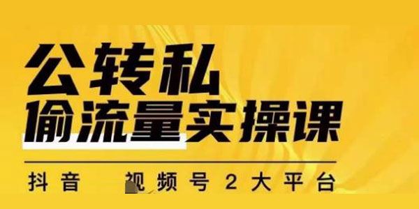 群响公转私偷流量实操课：致力于拥有精准的私域流量 百度网盘下载