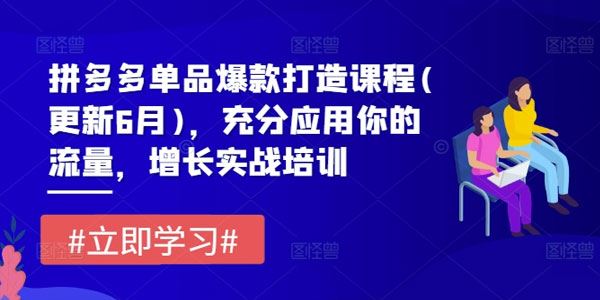 拼多多单品爆款打造流量增长实战培训（6月更新）