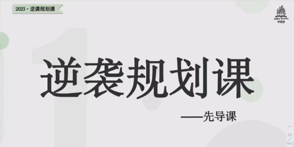 王友祺《逆袭课》学科系统提分规划课 百度网盘下载