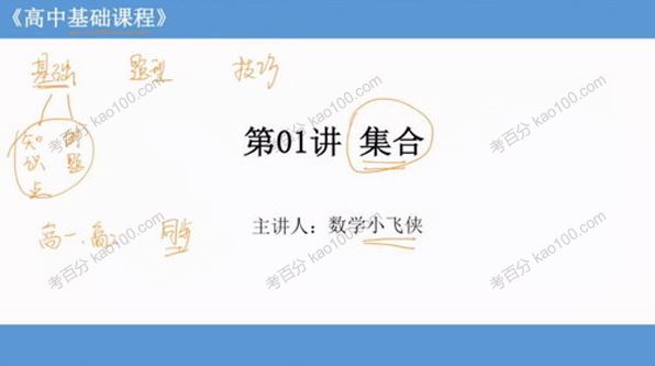 数学小飞侠 高中数学基础知识梳理 百度网盘下载