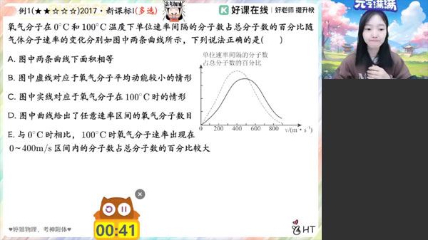 胡婷 2024高考高三物理二轮A+春季班