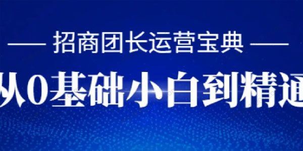 校园私董会 招商团长运营宝典从0基础小白到精通